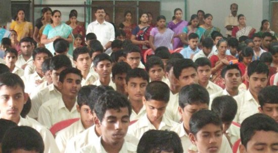 Youth retreat for Carmel PU college at Modankap