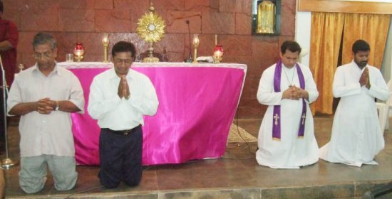 March 25th to 27th , 2010 : Retreat at our Lady of Sorrows Church, Bela- Mangalore Diocese