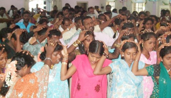 June 13, 2010 : Healing adoration on St. Anthony's feast day at Karehalli-Bhadravati Church
