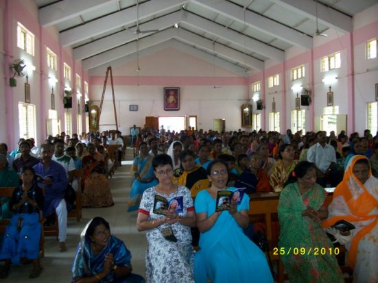 Retreat at Holy Family Church, Ramamurthy Nagar, Bengaluru